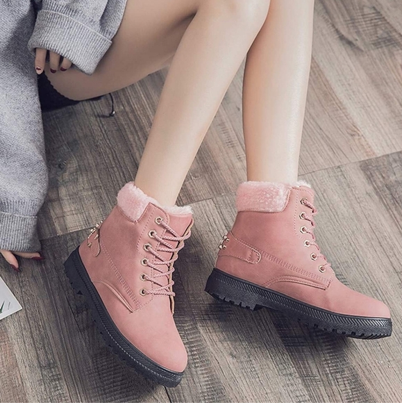 🆕️waterproof Anti Slip Winter Boots Pink - Picture 5 of 6